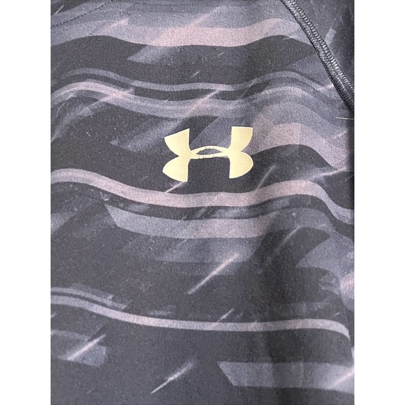 Under Armor Loose Heat Gear Navy Blue Crewneck Men's Size XL 100% Polyester - Picture 2 of 8